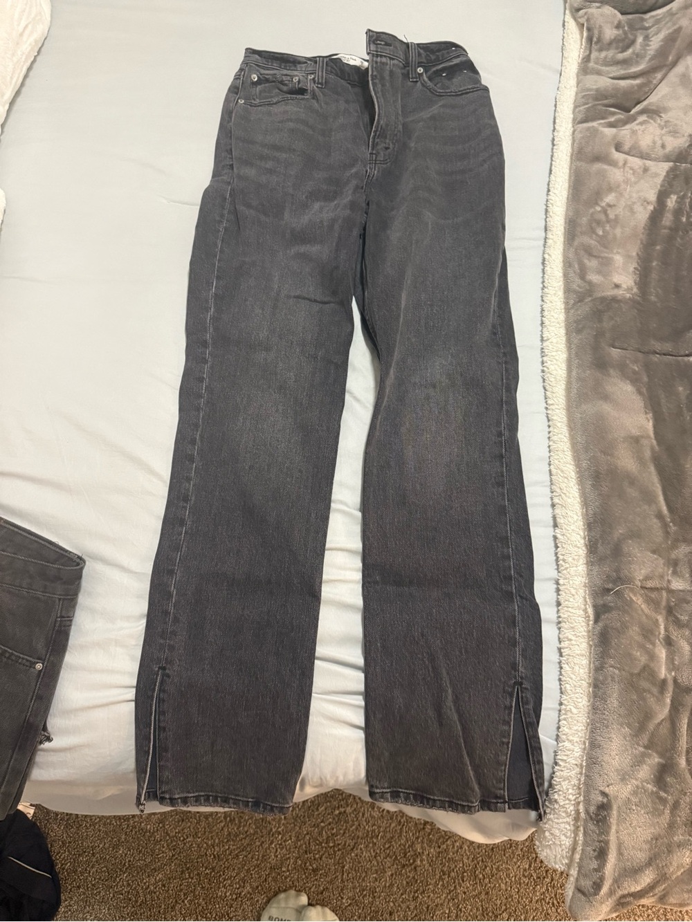 Abercrombie & Fitch Black Washed Denim Jeans